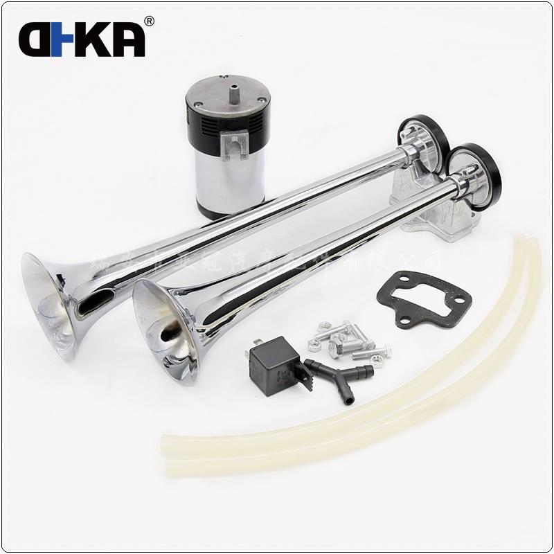 DHKA亚冠-AS176现货12V两管单气泵电动泵气喇叭卡车货车改装喇叭