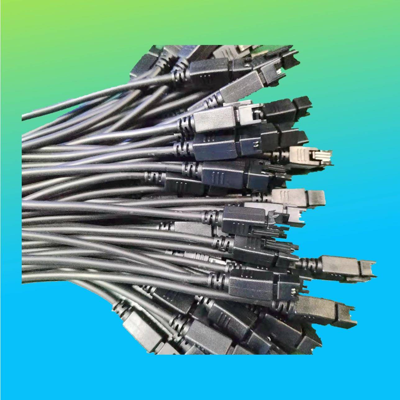 SM3P公转母特软端子线LED工业检测24V机器视觉光源延长线2米3米