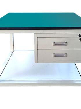 防静电工作台带抽屉打包检验台装配桌裁剪工厂车间桌子承重强耐磨