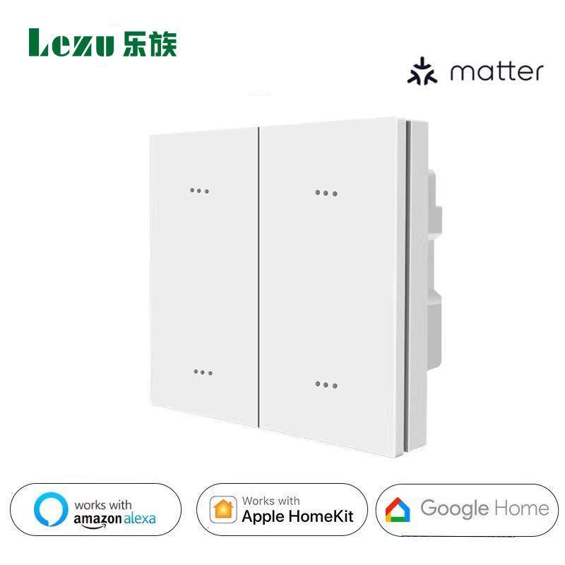Matter协议可跨平台智能开关HomeKit定时HomeAssistant墙壁开关