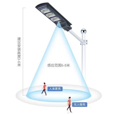 王者新型太阳能灯户外庭院灯家用室外防水感应门口照明led投光灯