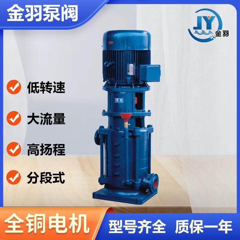 100DL72-20X10大流量高扬程立式多级离心泵生活给水管道增压泵