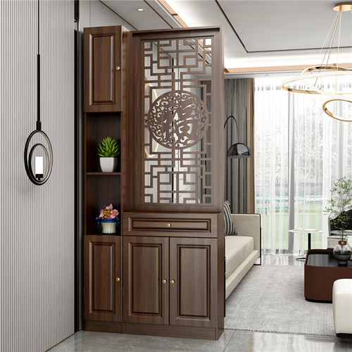 新中式玄关柜屏风隔断