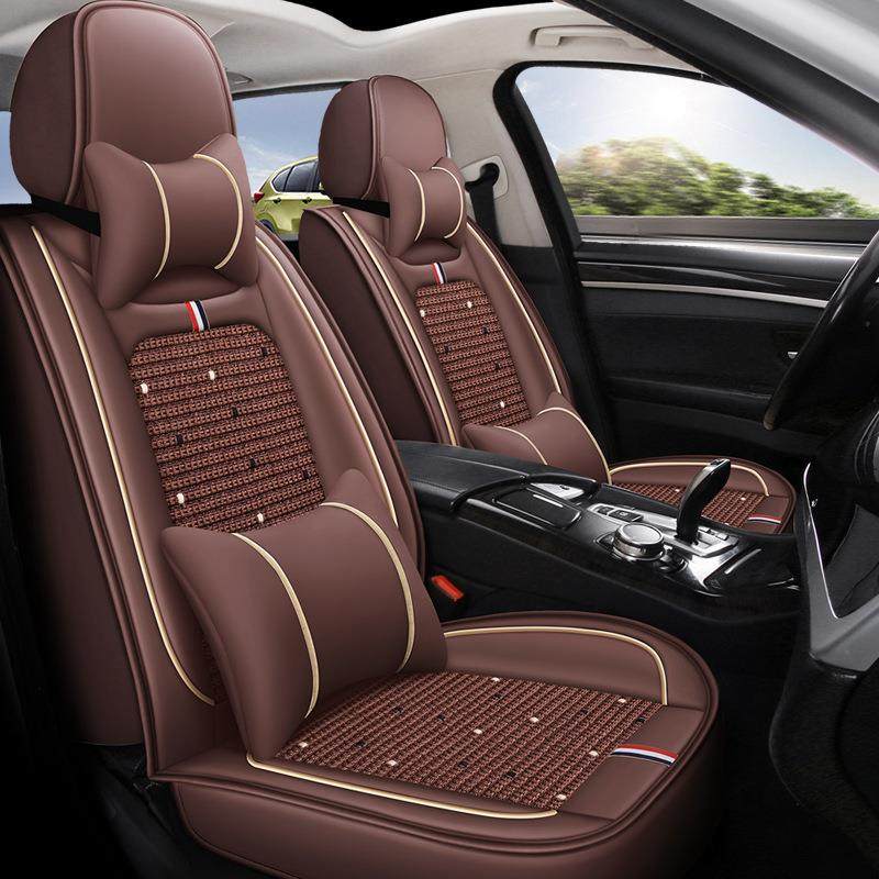 夏季新品爆款汽车座套皮革全包座垫四季透气坐垫一手