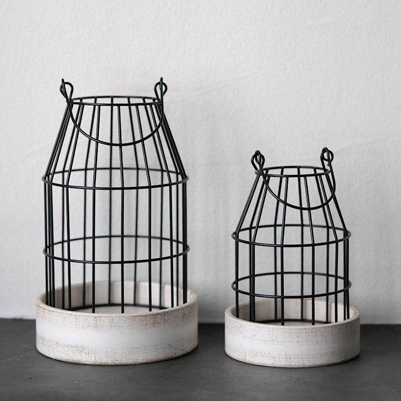 复古铁艺烛台摆件镂空网格餐厅装饰蜡烛笼客厅摆件农舍灯笼,家装灯饰光源,其它灯具灯饰,淘宝优惠券,粉丝福利购,淘宝优惠卷