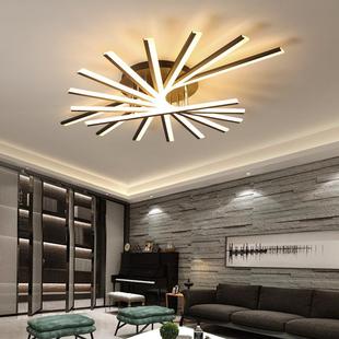 灯具现代简约客厅餐厅卧室创意家用led吸顶灯新款 扇形灯 北欧个性