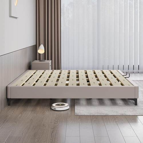 无床头床排骨架床榻榻米床架子民宿家用单双人床可实木齐边床