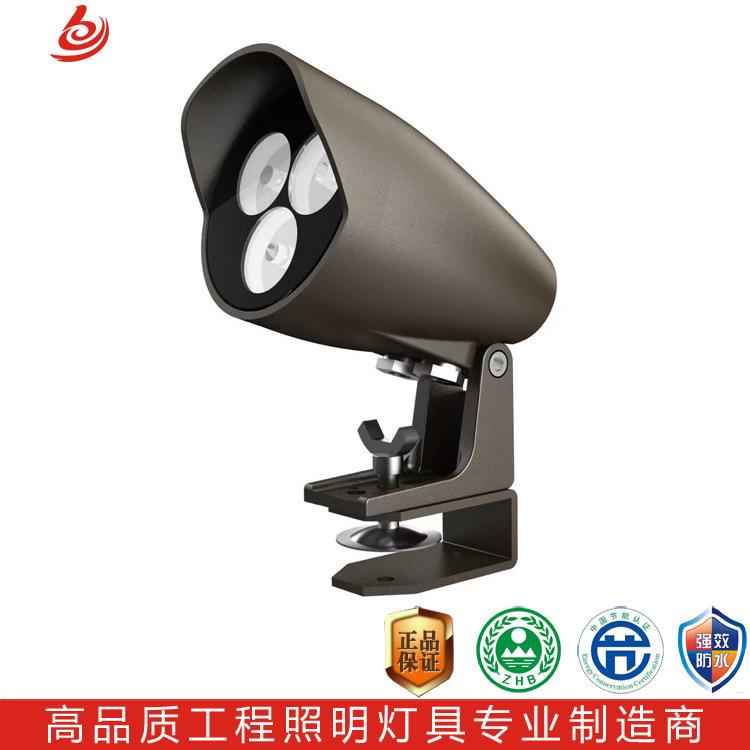 私模户外亮化古建筑工程瓦头灯1W3w防水琉璃瓦片灯月牙灯