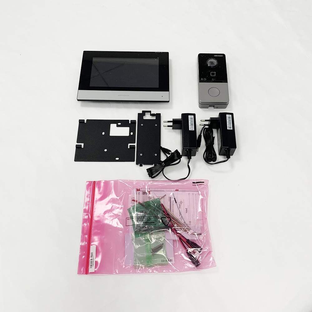 海康英文机DS-KIS603-P海外版Hikvision video intercom kit