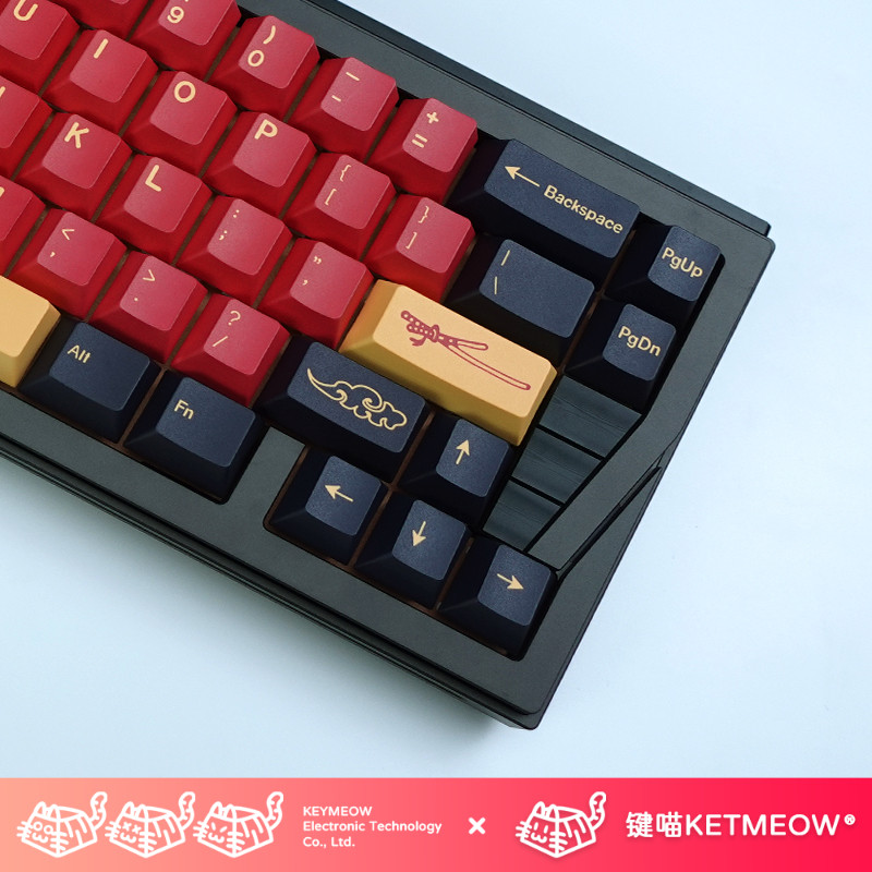 键喵红武士主题键帽原厂高度