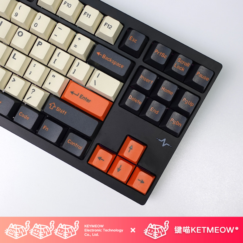 键喵大碳主题二色键帽原厂高度