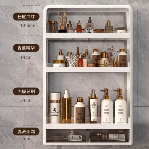 bathroom shelf toilet storage rack no punching shower racks