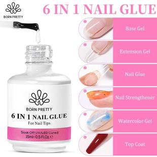 Base Acrylic Nails Glue Nail off 15ML Gel Soak for