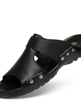 sandals for men summer man big size48 49 50 slippers leather