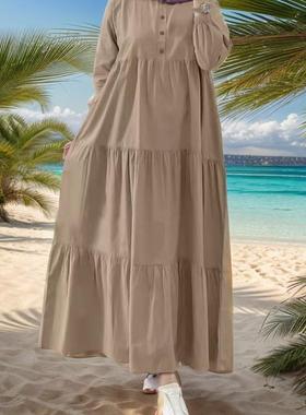 NEW Women's Loose casual long sleeved dress