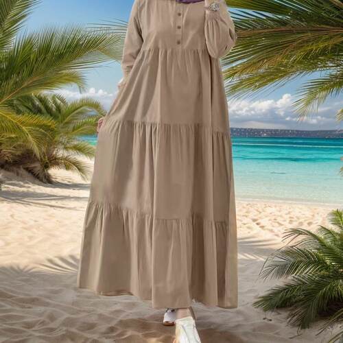 NEW Women's Loose casual long sleeved dress