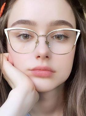 防蓝光镜平光镜 girl fashion optical glasses frames for women