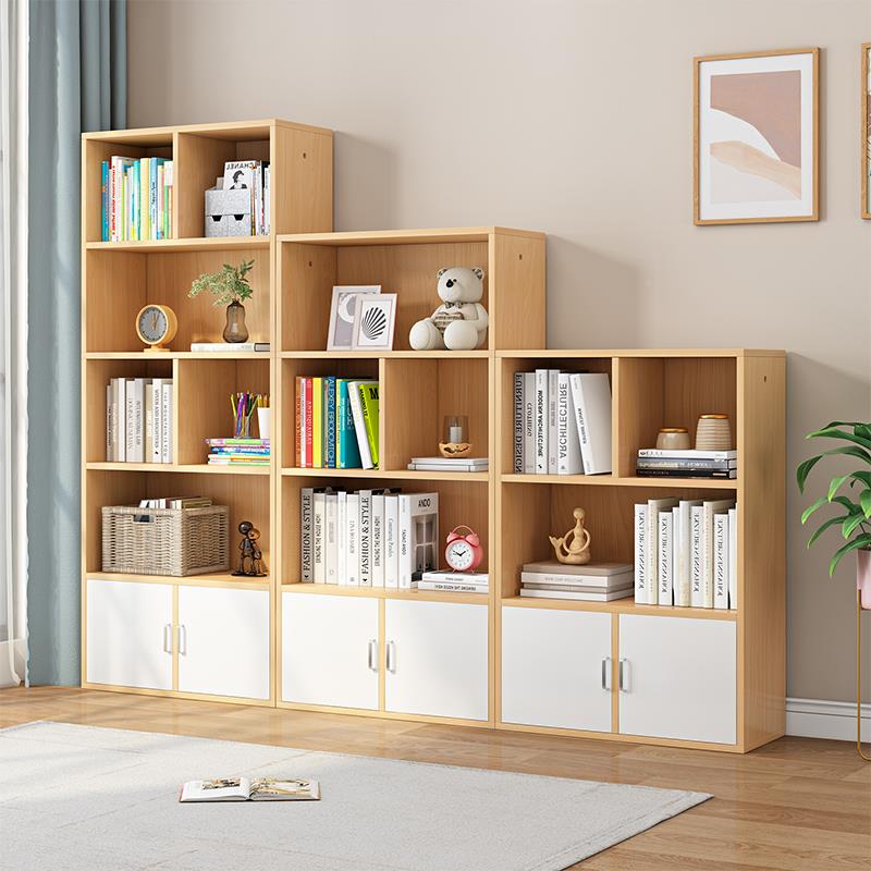 A1L架置物架DHU落地书柜儿童简易家0用收纳客小书架转角靠墙厅书