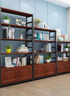 书架置物架落地多收纳架物架式铁52777艺展层览架货架壁挂隔板带