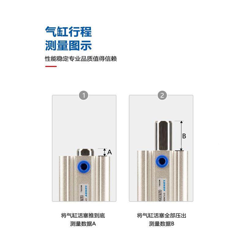 蓝瑞CDQ2磁薄型5气25481缸12/16/20/2/B32/40/50*5~50小型气动大