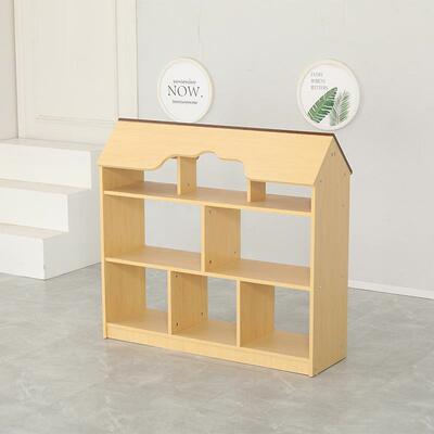 幼儿园13133玩具子蒙氏教纳具区组合柜书柜儿童书架玩包具收纳架柜收柜