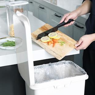形大号垃圾桶双层房分类立厨式 垃圾桶家用塑料方XPJ酒日店 简约式