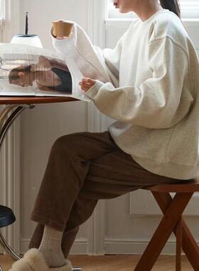 复古边几黑色风实木阳JWN沙发圆桌子床头柜法式架矮置物客厅台