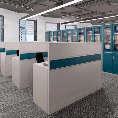 钢制8436屏风卡位公钢桌铁皮员工组合折叠床午休床屏风公职员办办