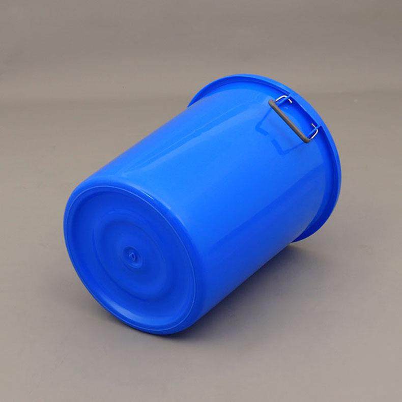 16L带盖桶塑料水0厚大加号塑63783料圆桶家用圆桶垃圾桶