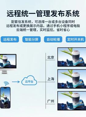 【炫晶光电壁挂广告机超广薄告显示屏58420壁挂】43寸落高地立式