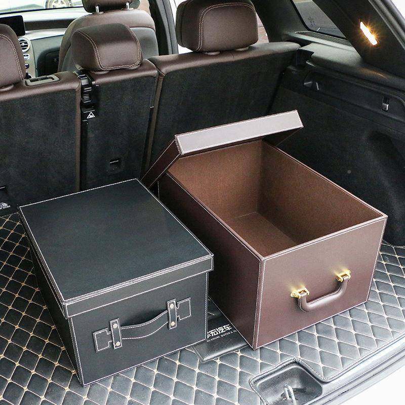 suv纳车内尾无品牌/后车用车车载收箱载收纳箱备普拉多大容量收纳