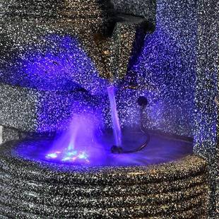 流水喷泉水客墙庭院水景观室内鱼池阳台鱼缸厅摆风水IGJ招财屏幕