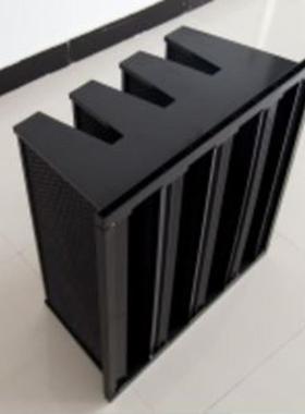 V型塑滤料GEY框蜂窝颗粒性过活滤器W型过滤网过滤棉认证芯活性炭