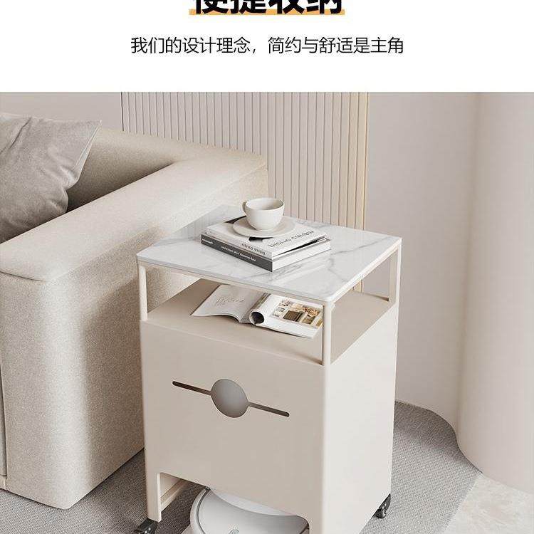 带轮移动岩扫机器人置物架鱼地缸架基站上方扫地机收纳柜遮可挡柜