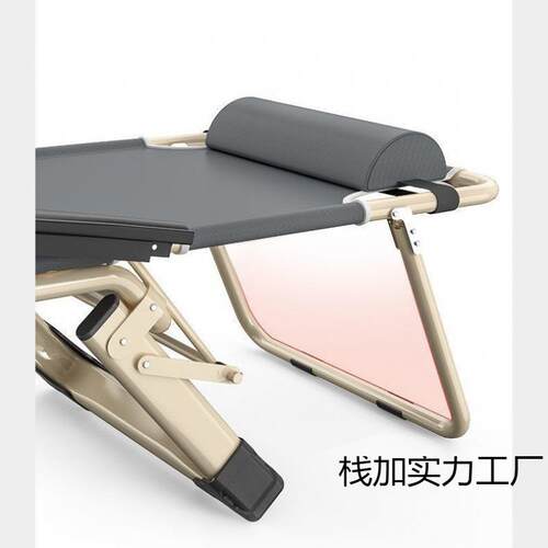 午睡折叠床休闲靠靠背懒躺人沙发椅折TWJ叠椅午休椅家用阳便携台