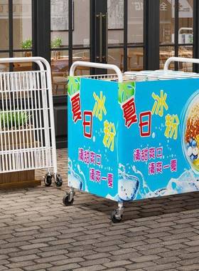 动户外折叠摆摊推车携可折小49415叠夜市地摊手推移货架便小吃出