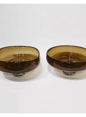 果样板间现代轻奢样板房客装厅餐厅62310饰摆家件居饰品琉璃盘果