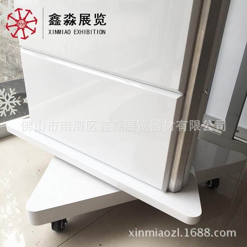智能锁参展旋转展角架合金边拆装式高档展示架PIT三框形移铝动架