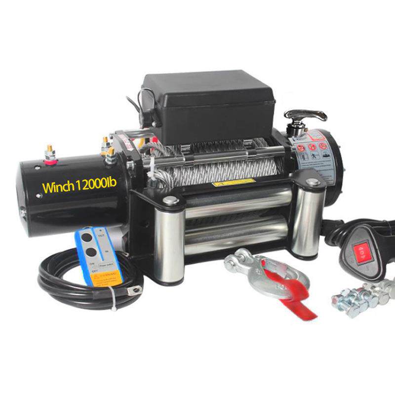 电动盘12v越2v48v60v绞72伏车载吊机电动葫芦卷扬4041688机汽车野