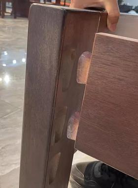 全紫榫卯结构檀木实木床加卧厚双人床中式70480明清古典主雕花仿