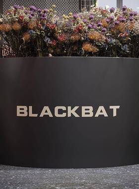 工业户外15209铁艺花箱风景观花架大坛型箱广场花室外花槽圆形大