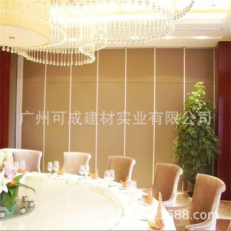 活动隔断酒店包间推拉折叠门吊挂实木门活动屏风移动隔音墙吊趟门