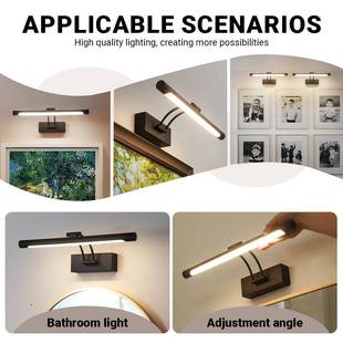 4款 ed免遥布充电LM271B 镜画灯控款 跨境充线电镜前灯l浴室灯安装