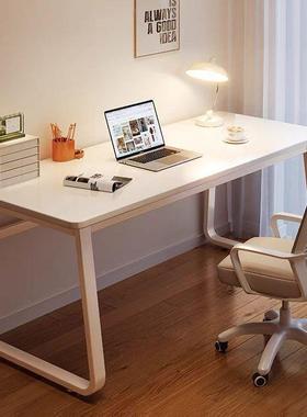 台式电租脑桌简约现代37461用卧室女生书桌简易习桌办家公桌子学