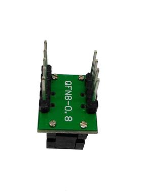 HMIL编UUIF厂家DFN翻8-0.8测盖探针转DIP8试座WSON程QFN8连接器
