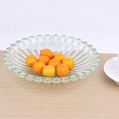 克亚水果盘透用明塑料KTV干果盘商小吃碟CMP大小号家用茶几干果力