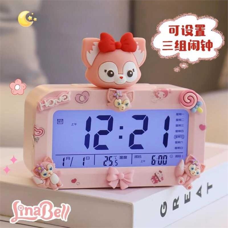 玉桂狗狗闹钟静音2042新款大耳电57574儿子闹钟童女孩可爱桌面时