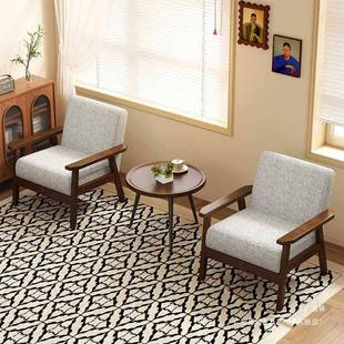 小户客简易双厅人沙发经济型房间窄小版两人位以休F986SH7H息型区