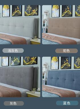 A9L靠加厚海绵床头套软F76H987M2包全包木床头罩套套023新款欧式
