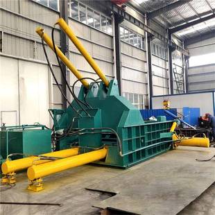 不锈钢铁皮侧销自动油翻压缩铝制品机打块机816桶彩钢瓦压块机